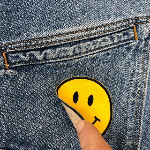 Wrangler Icons Denim Jacket Womens Medium Blue Medium Wash Y2K Casual 124WJ - Picture 9 of 16